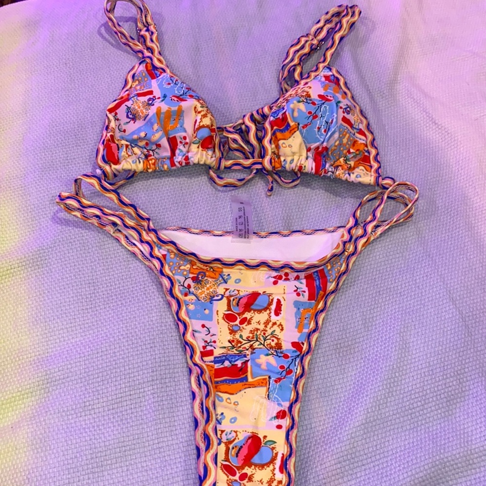 SHEIN Preppy Bikini - bydee dupe